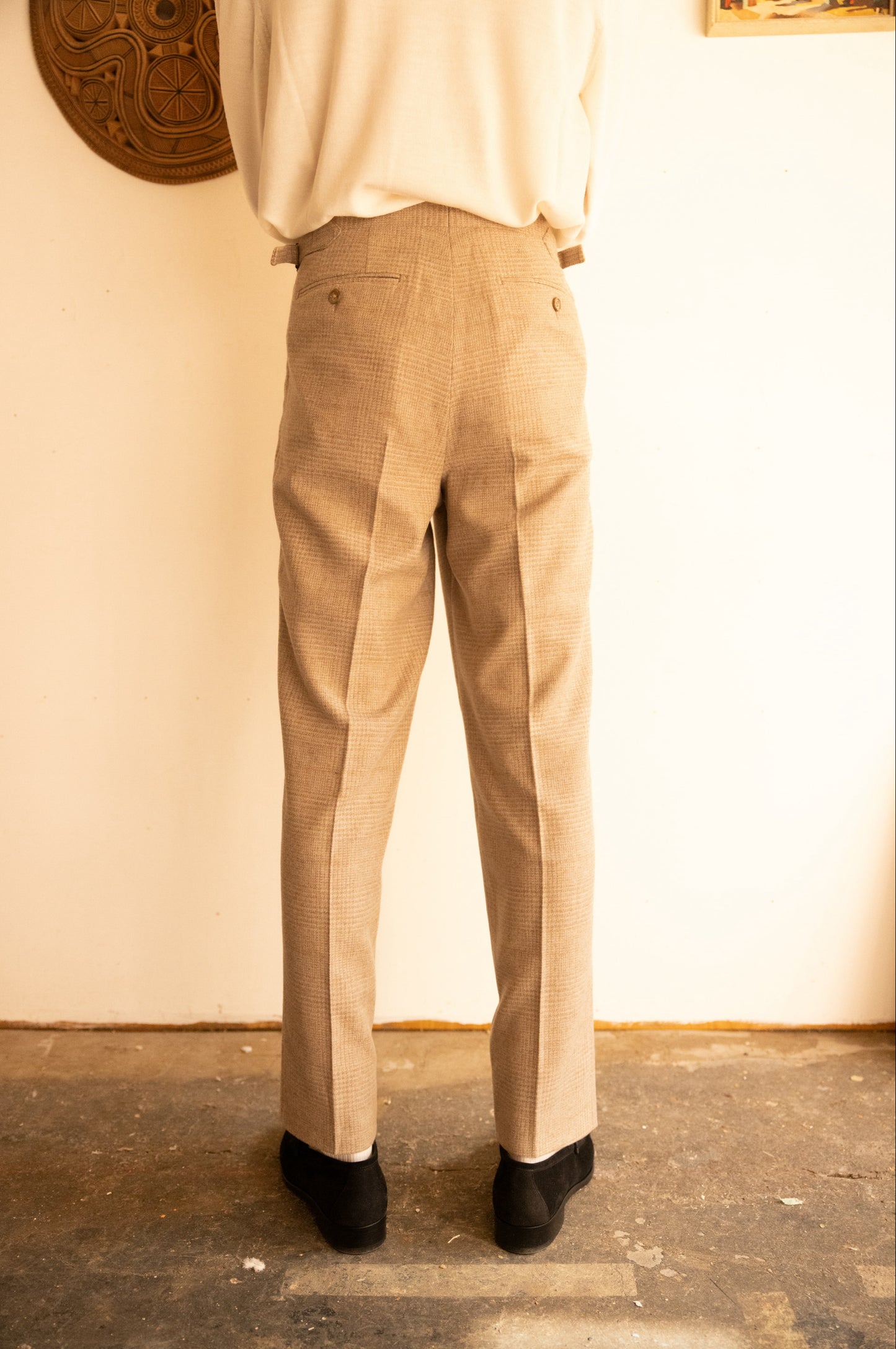 Single Pleated Dean Trousers